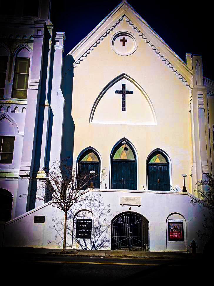 Black church exterior representing faith, community memory, and Gullah Geechee heritage in Charleston